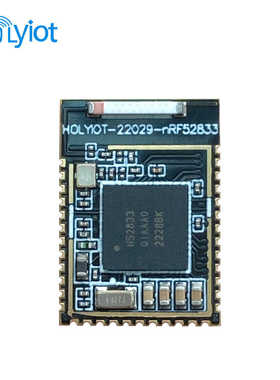 低功耗蓝牙模块BLE5.3物联网多IO口多协议nRF52833支持二次开发