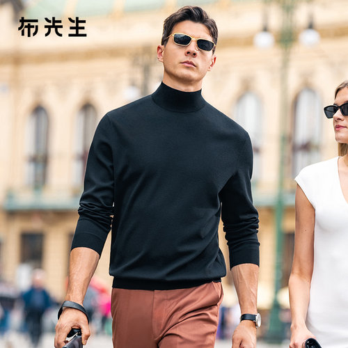 MrBu布先生可机洗羊毛衫男士毛衣