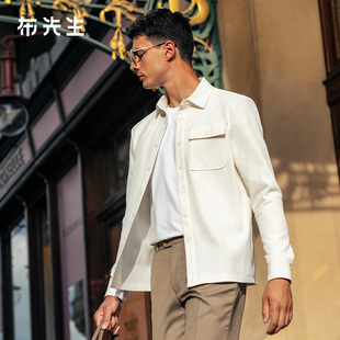 华夫格肌理男BT16937 夹克外套2025秋冬款 MrBu布先生设计感衬衫 式