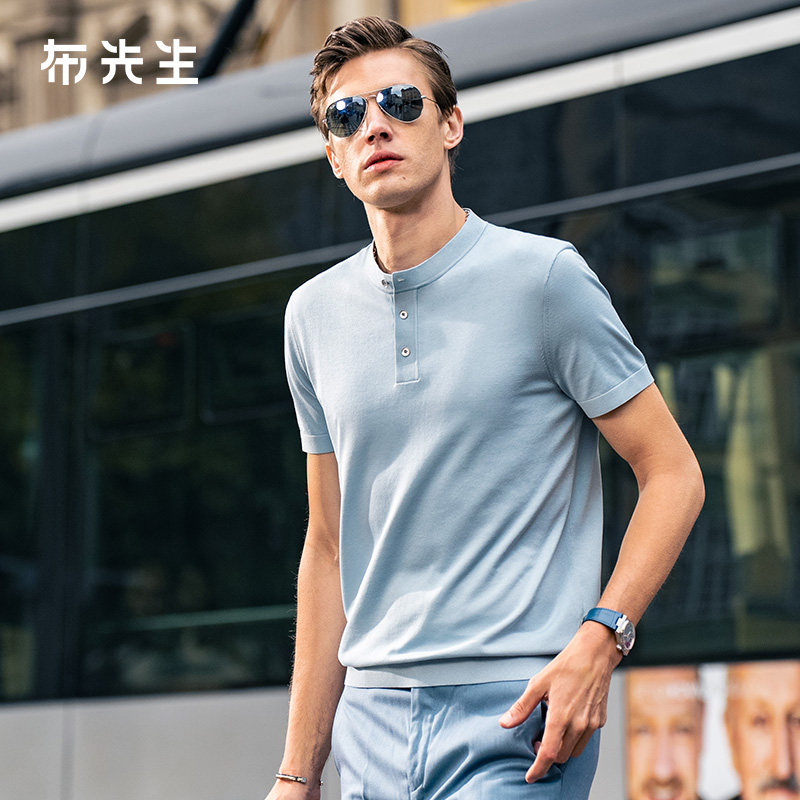MrBu布先生美式针织t恤