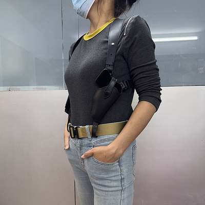 隐蔽g17战术双肩背带皮