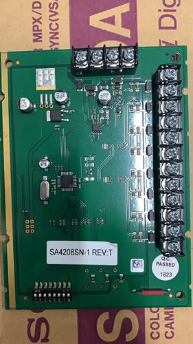 原装全新Honeywell霍尼韦尔4208SN总线报警八防区 地址模块
