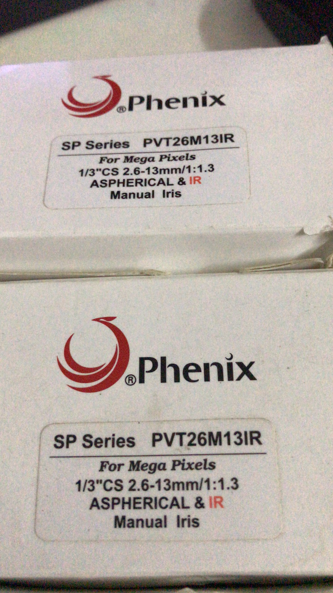 原装正品全新凤凰 PVT26M13IR 2.6-13MM手动光圈红外监控摄像镜头