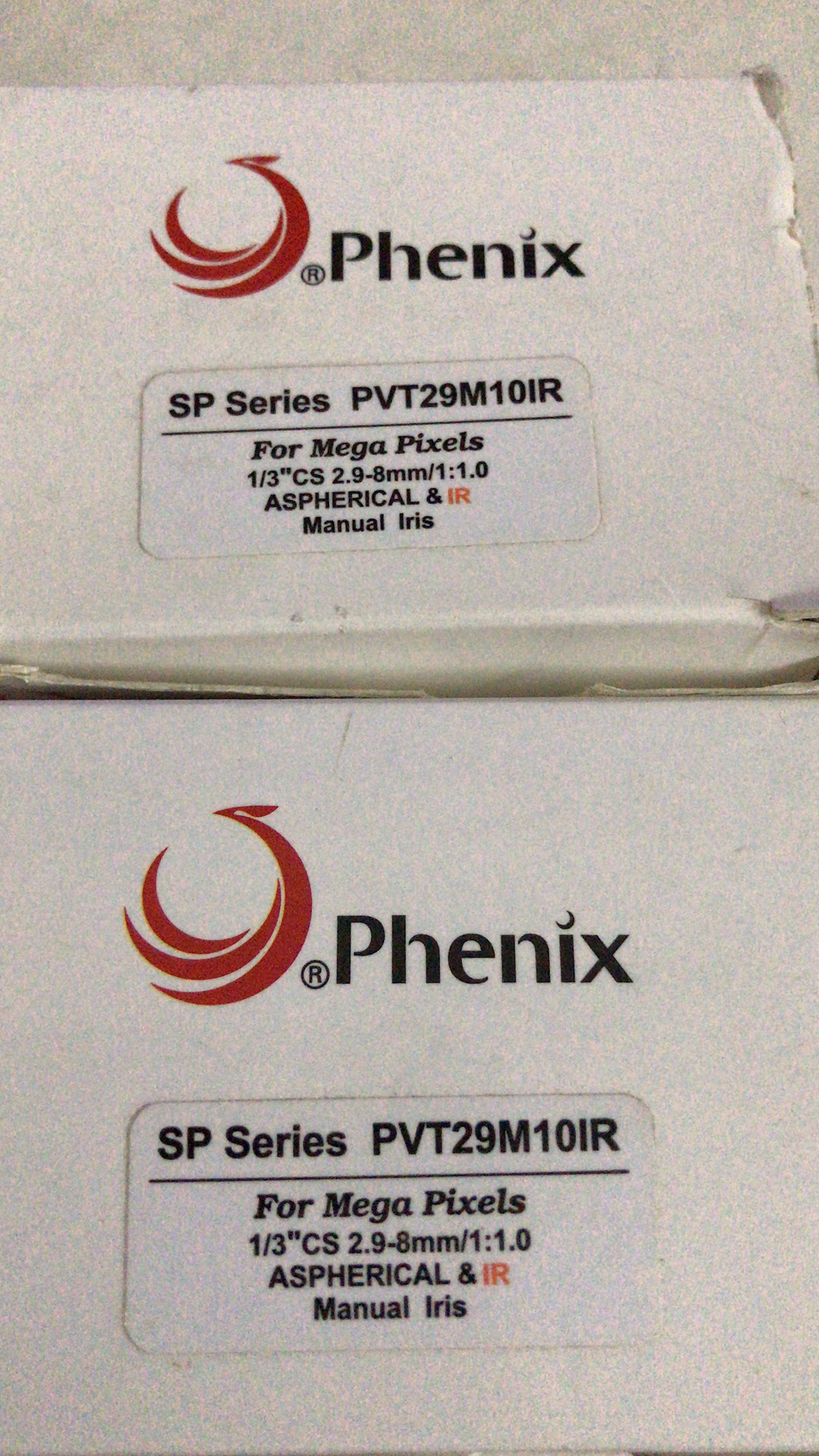 凤凰手动光圈监控摄像机工业镜头