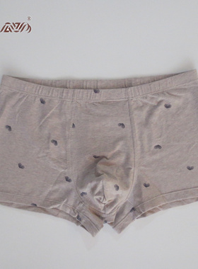 顶瓜瓜顶呱呱内裤男士中腰纯棉平角短裤全棉青年内衣夏季183651-2