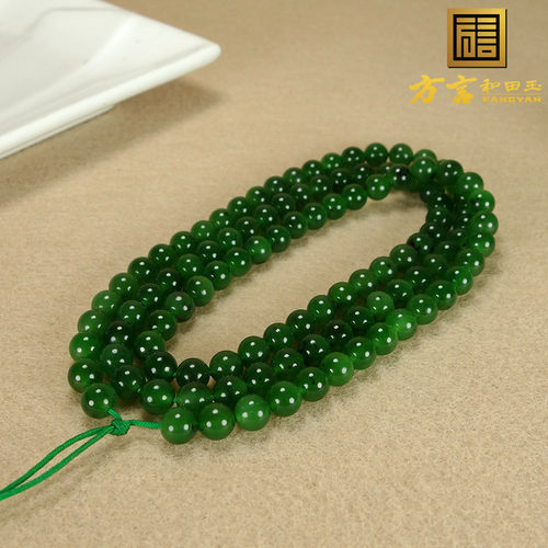 方言和田玉放巨漏碧玉菠菜绿时尚