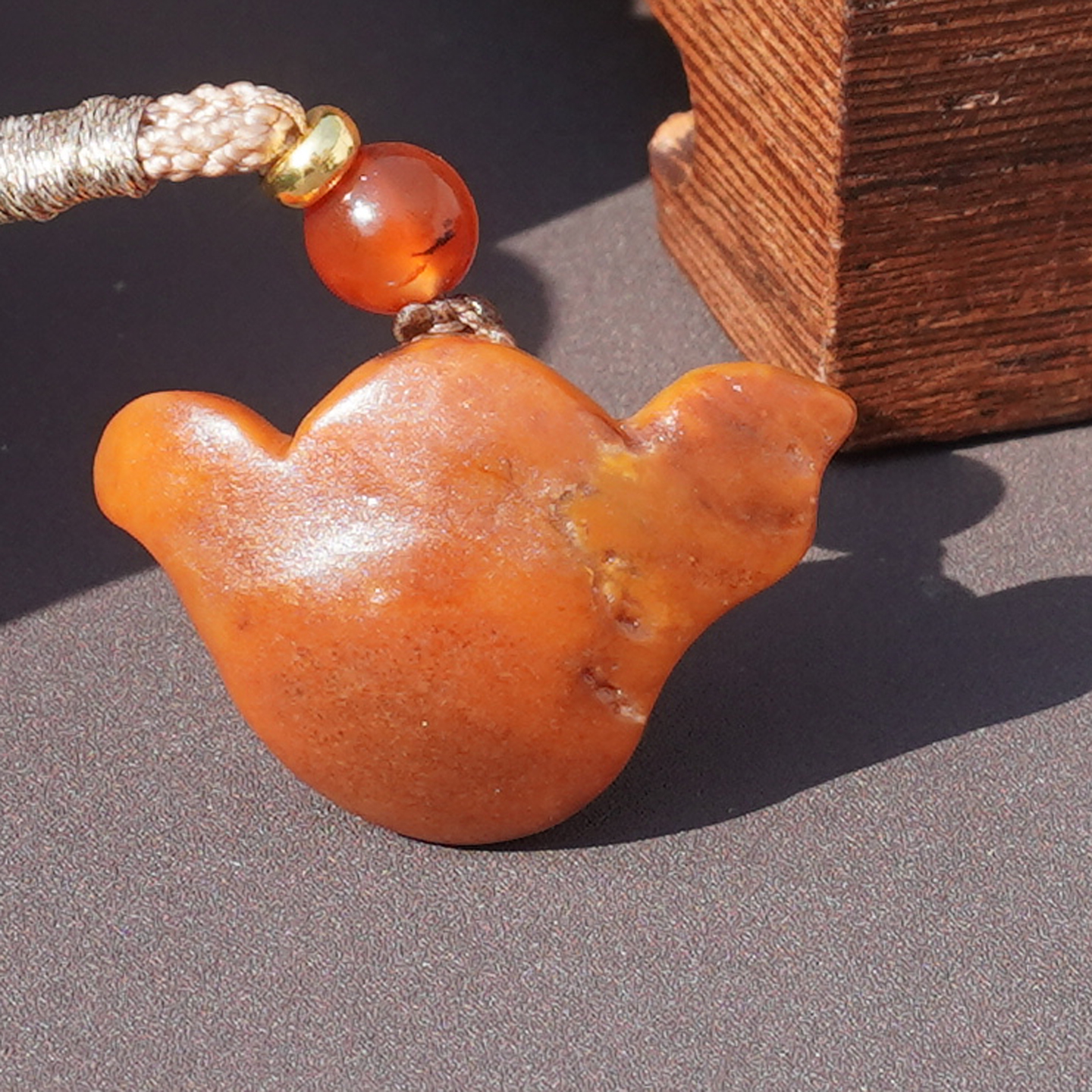 方言一眼真包浆皮唐河料黄沁籽料