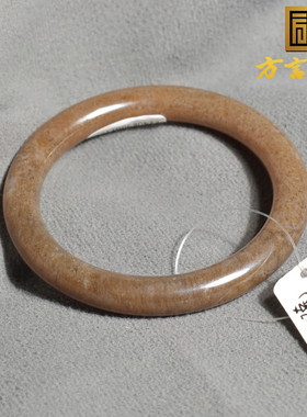 且末料老坑料老红糖玉卡53mm手镯