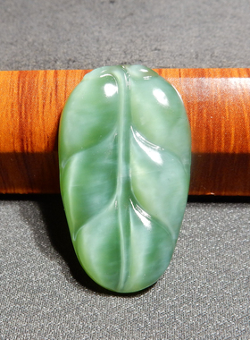 方言品牌精品和田玉特色俄料油润细腻猫眼碧玉金枝玉叶吊坠挂件h2