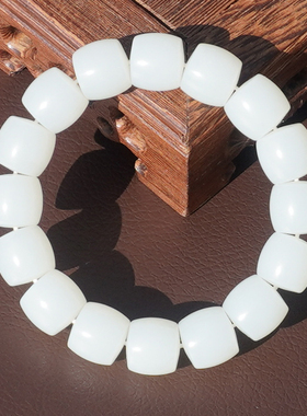 方言和田玉俄料细润羊脂白玉手串