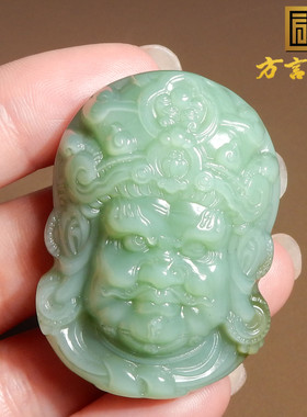 方言俄罗斯老坑料粉青猫眼碧玉