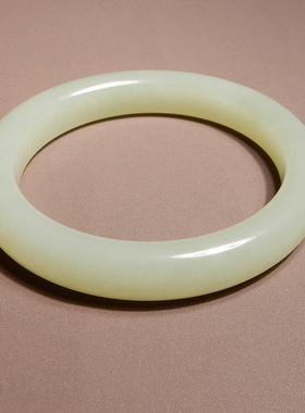 方言和田玉青海料冰底晴水色手镯