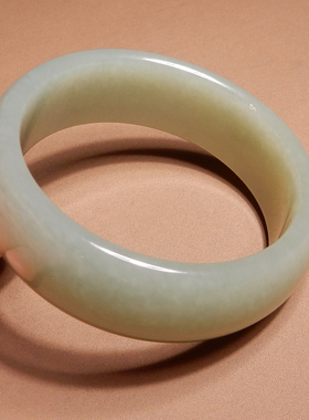 方言和田玉新疆且末蓝色基手镯