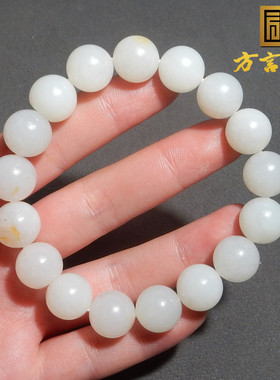 新疆挂金皮老熟油润白玉籽料