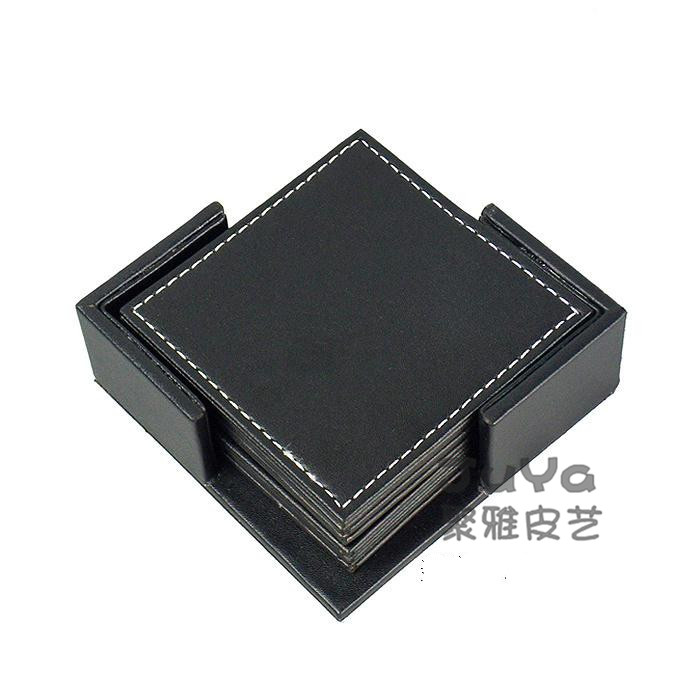 聚雅皮艺 高档皮质杯垫 碗垫 隔热垫 创意咖啡垫 6片/套送底座在类目 餐饮具, 杯子/水杯/水壶, 杯垫中 - 来自Buy2taobao.com提供专业的淘宝代购服务