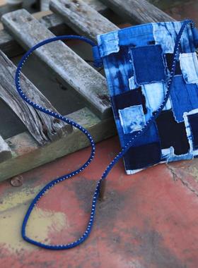 靛DIAN 植物染色拼布轻便包 山系都市便携挎包