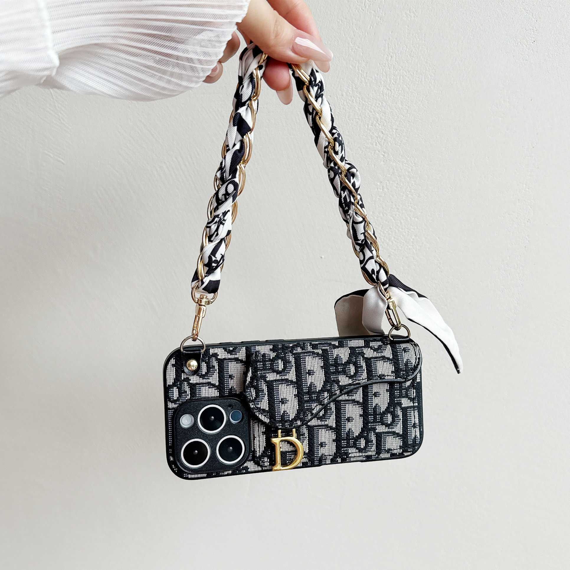 Luxury Crossbody iPhone Case for 16 15 Pro Max & Mate 60 - Taobao product photo 2