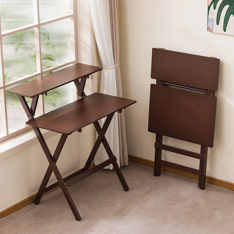 可折叠桌书桌家用电脑桌卧室缝隙床边桌简易儿童学习小桌子工作台