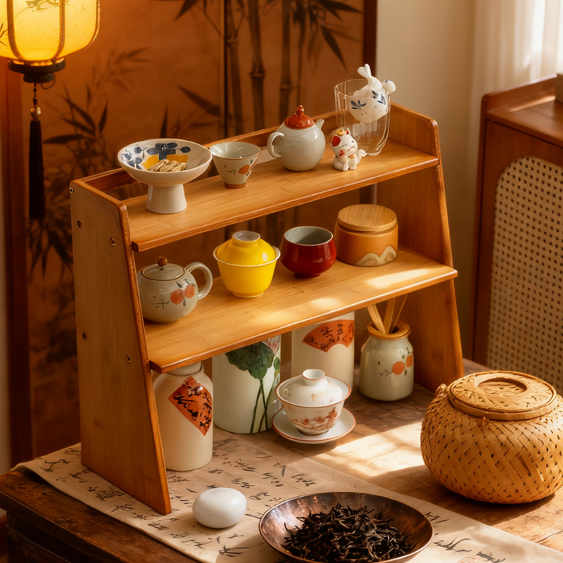 十一维度桌面茶具置物架