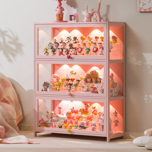 十一维度粉色手办收纳盒