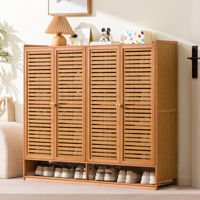 十一维度经济型百叶门透气鞋柜