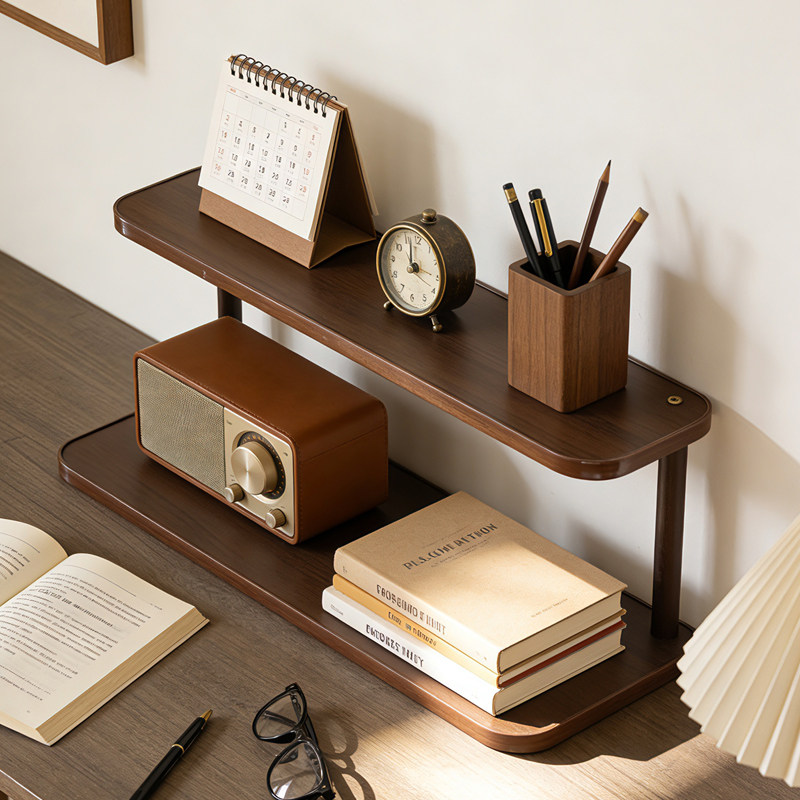 桌面置物架多层收纳架宿舍办公室台面杯架整理架小型手办展示架子