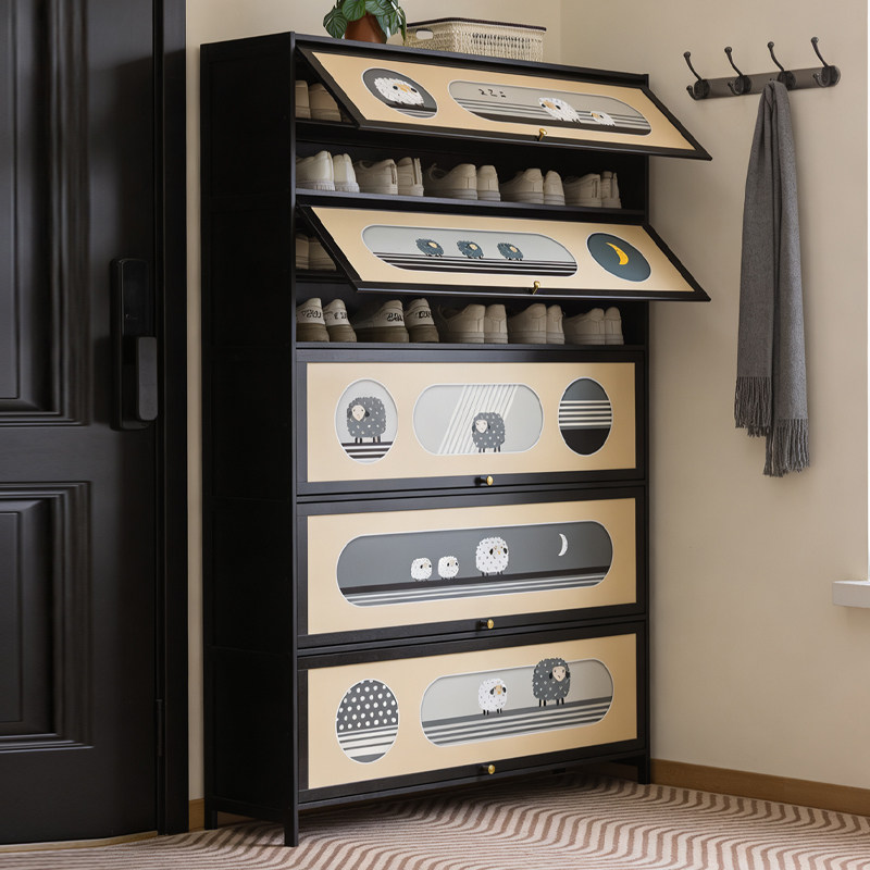 鞋柜家用门口入户收纳柜一体靠墙大容量玄关鞋架子多层简易置物柜,住宅家具,鞋柜,淘宝优惠券,粉丝福利购,淘宝优惠卷