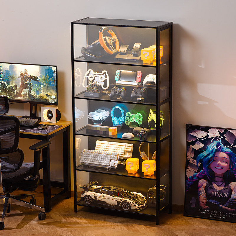 手办展示柜电竞房置物展示架亚克力模型玩具收纳柜摆件收藏陈列柜,住宅家具,家用陈列柜,淘宝优惠券,粉丝福利购,淘宝优惠卷