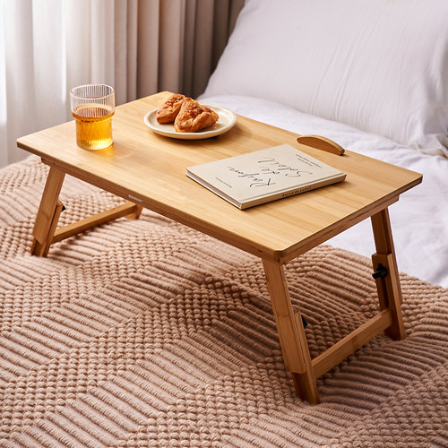 折叠桌楠竹炕桌家用实木榻榻米小茶几飘窗桌床上学习书桌电脑矮桌