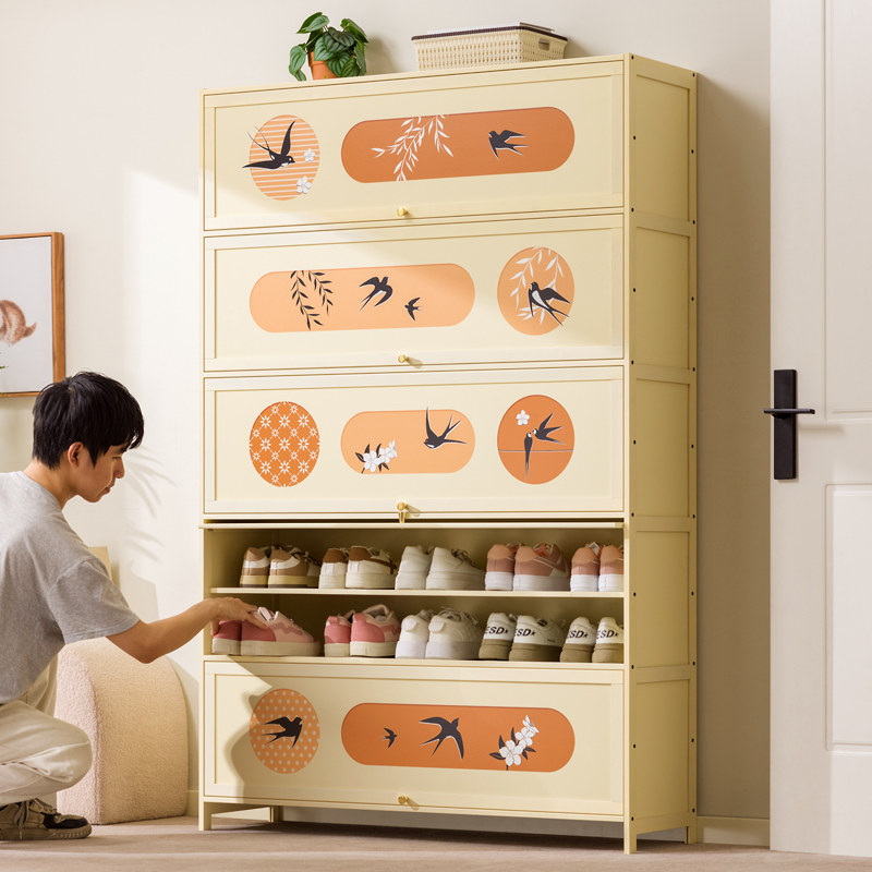 鞋柜家用门口入户玄关大容量带门透气鞋架新款2025爆款室内收纳柜,住宅家具,鞋柜,淘宝优惠券,粉丝福利购,淘宝优惠卷