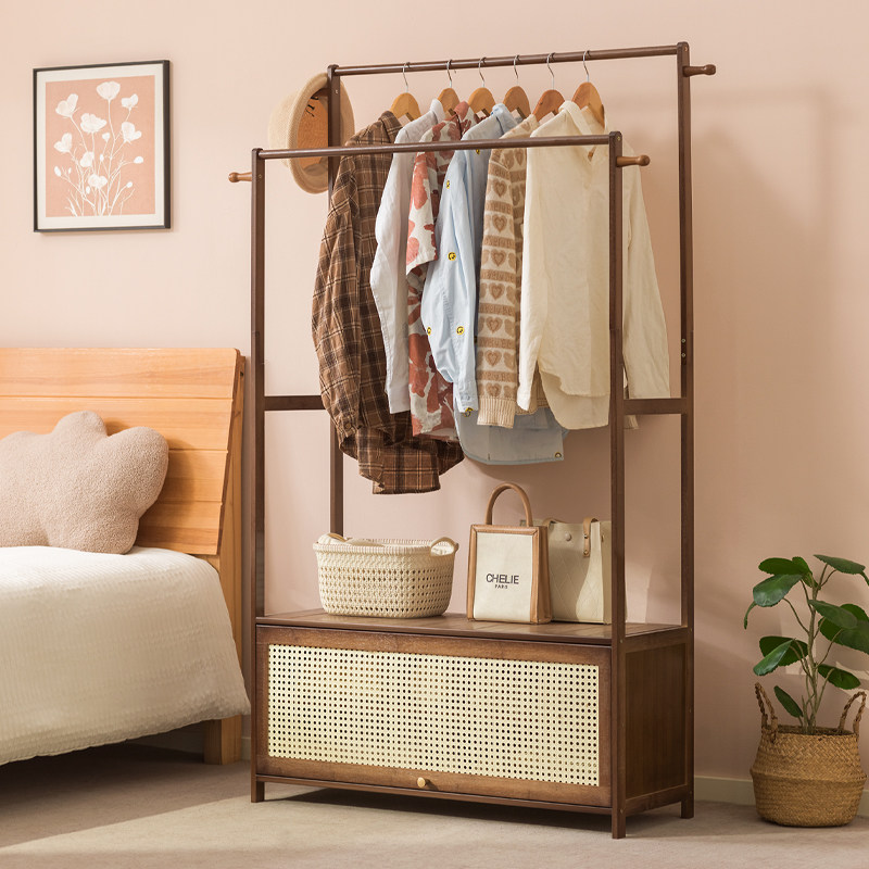 简易衣帽架落地室内房间挂衣架子双杆晾衣架家用卧室衣服收纳柜,住宅家具,衣帽架,淘宝优惠券,粉丝福利购,淘宝优惠卷