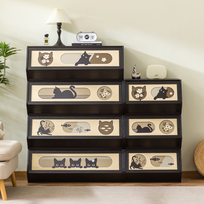 十一维度多功能组合翻门收纳柜