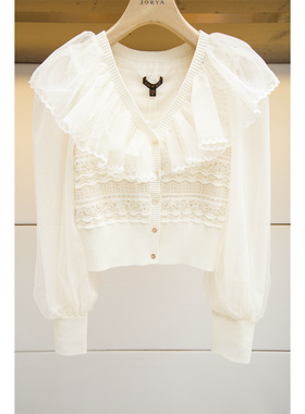 专柜正品秋冬淑女O144101B-A卓雅针织上衣3680元