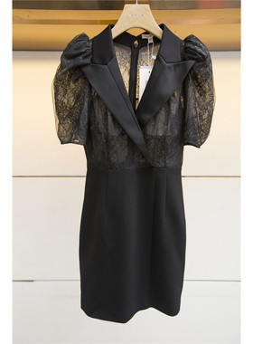 专柜正品春夏时尚修身气质N12C1902-C卓雅连衣裙4680元