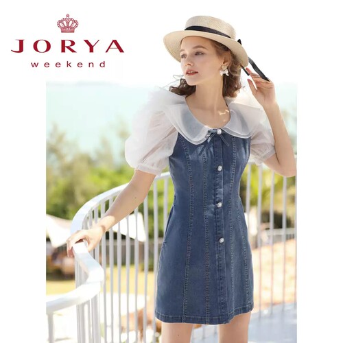 JORYA weekend专柜正品春夏EJWCBG10牛仔连衣裙1980元