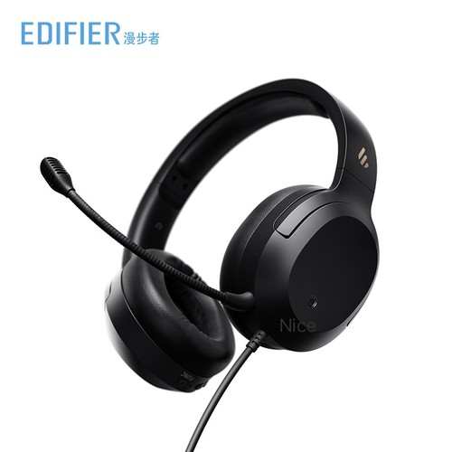 EDIFIER/漫步者 K820NC有线头戴式主动降噪考试学习办公游戏耳机
