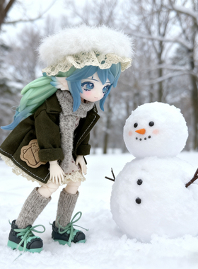 8分bjd娃衣11-17厘米潘妮邦倪兔阿巳体可动人偶盲盒12分ob11衣服