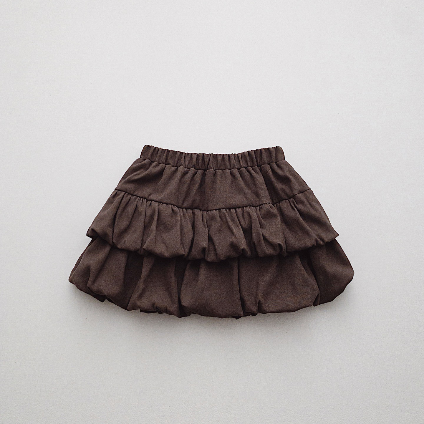 TOMATO SHOP UR2025秋季新款女装芭蕾风蛋糕荷叶边短款半裙