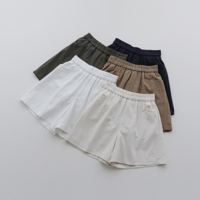 人手bi备！纯色水洗棉麻阔腿短裤女2026春夏新款百搭宽松显瘦裤子