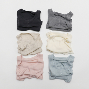 基础百搭针织背心女2025春夏内搭无袖 吊带打底衫