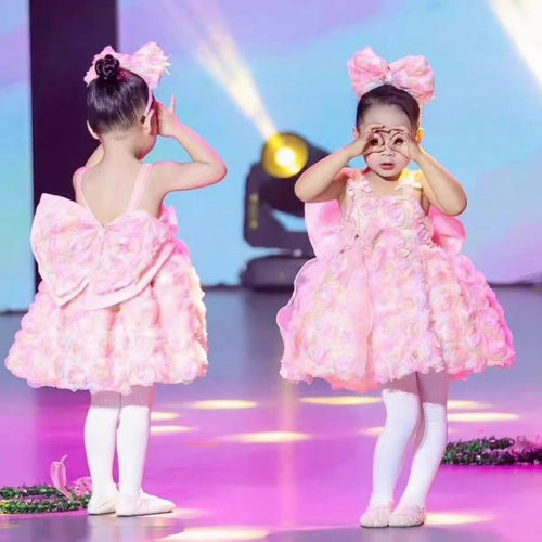 儿童蓬蓬纱裙演出服六一幼儿园洛丽塔舞蹈梦的眼睛元旦表演公主裙