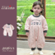 2026年春季 2岁婴儿女童洋气碎花外出连体衣 新品 女宝宝衣服韩国0
