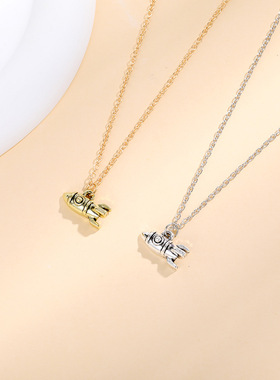 创意新款优选合金电镀项链可爱迷