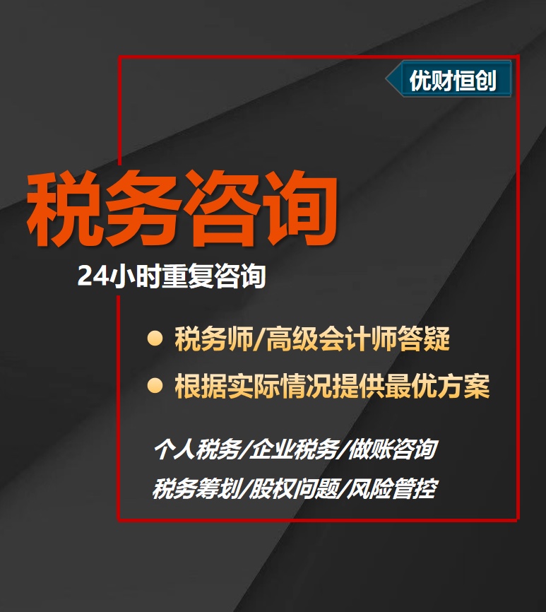 财税咨询代理记账对账报税税务咨询财务做账实操一对一辅导