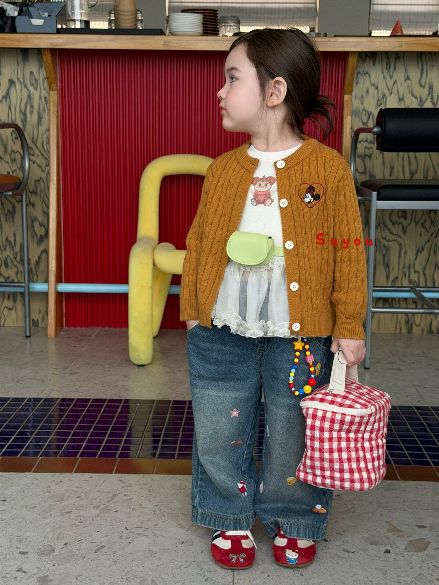 苏右2026新款女童秋季背心女背心吊带