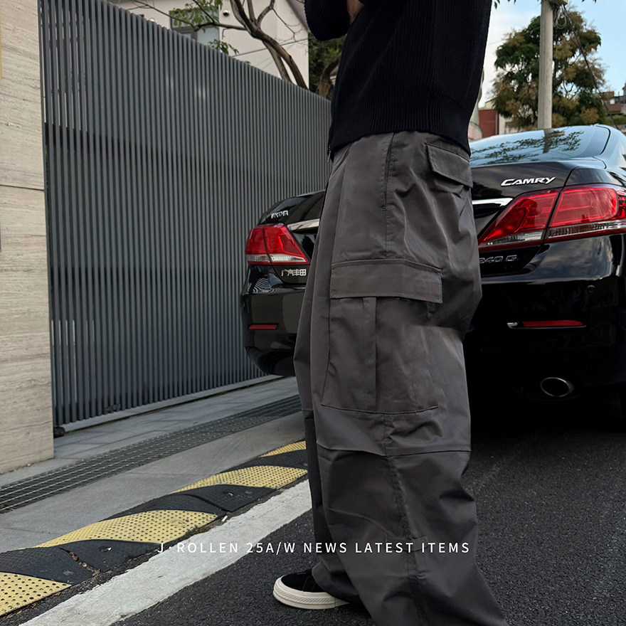 美式户外机能风大口袋工装男女