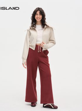 度假向岛绒感大翻领收腰外套女短款2026春女装新款丨25407RF006