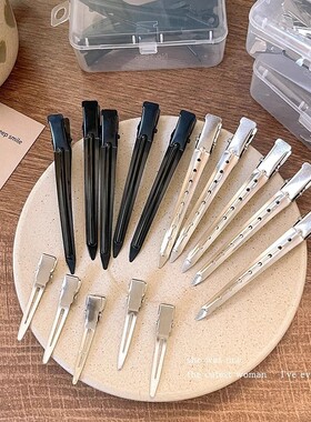 5个装发根固定蓬松发夹女无痕刘海高颅顶造型发卡化妆鸭嘴夹头饰