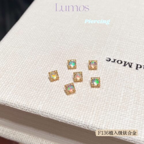 Lumos空山时澳宝钛合金耳钉