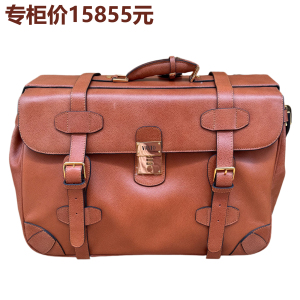 正品头层牛皮复古大容量旅行包